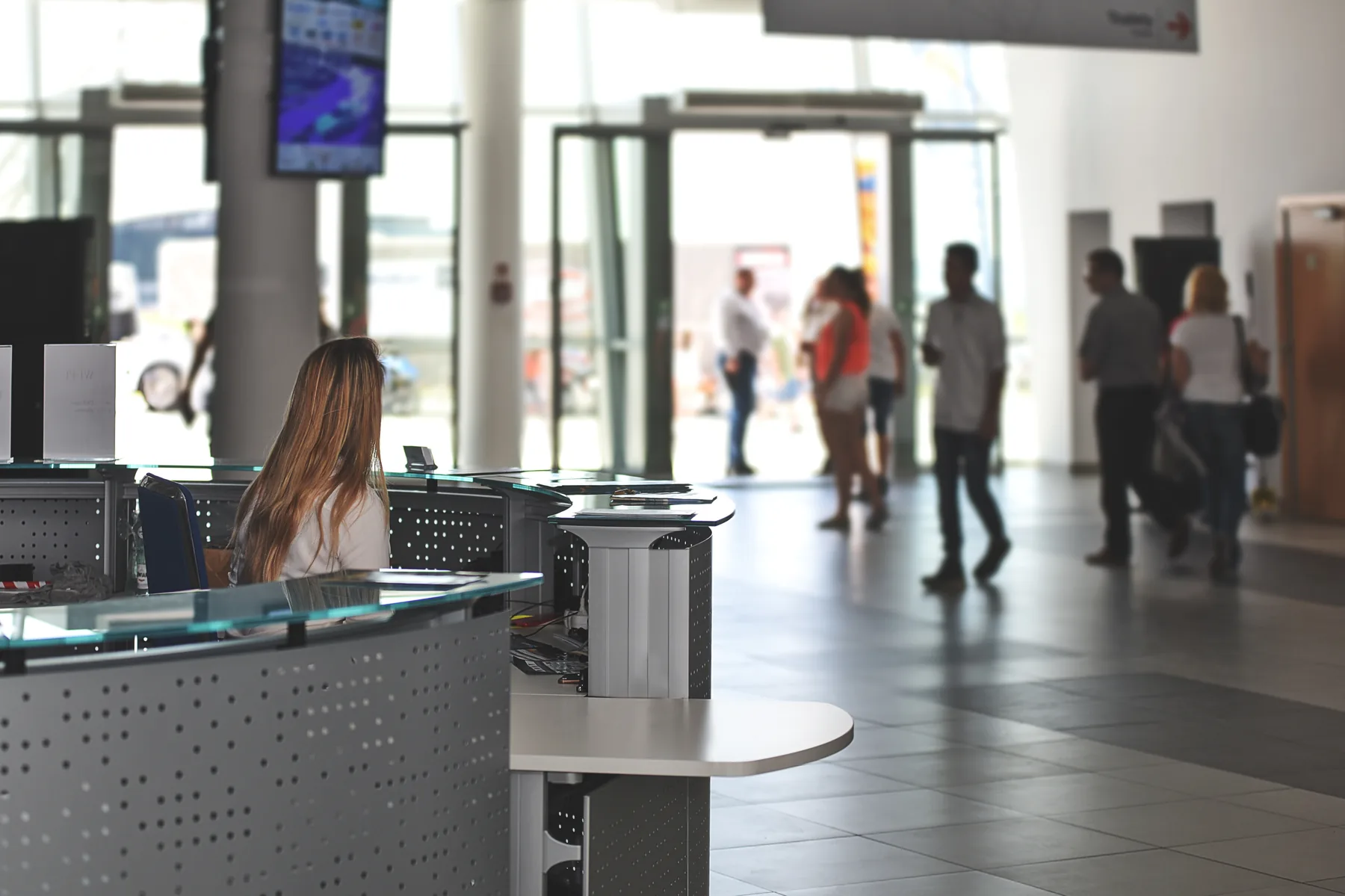 Reception aziendale con controllo accessi — GED Group